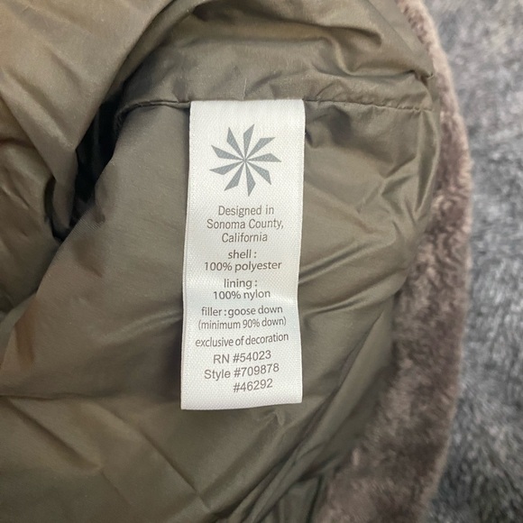 Athleta Goose down puffer vest size xl green - Picture 5 of 6